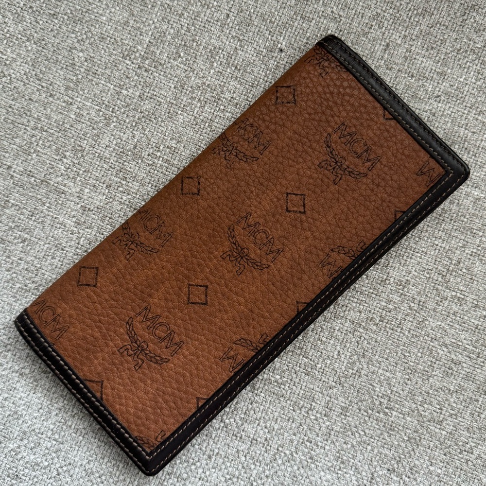 Sold 🔥 MCM Brown and Black Long Wallet